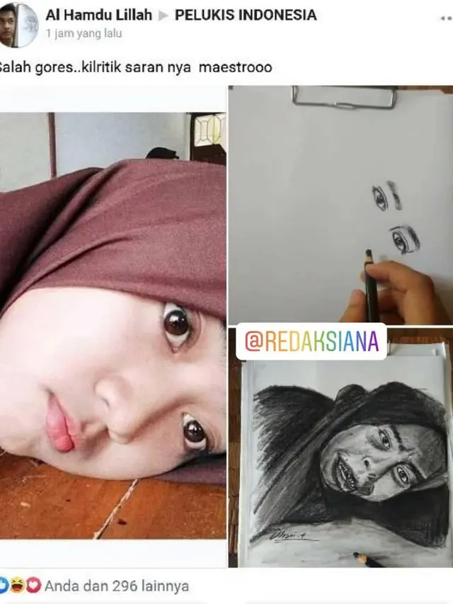 5 Potret Hasil Gambar Orang Ini Nyeleneh Ini Bikin Orang Kaget