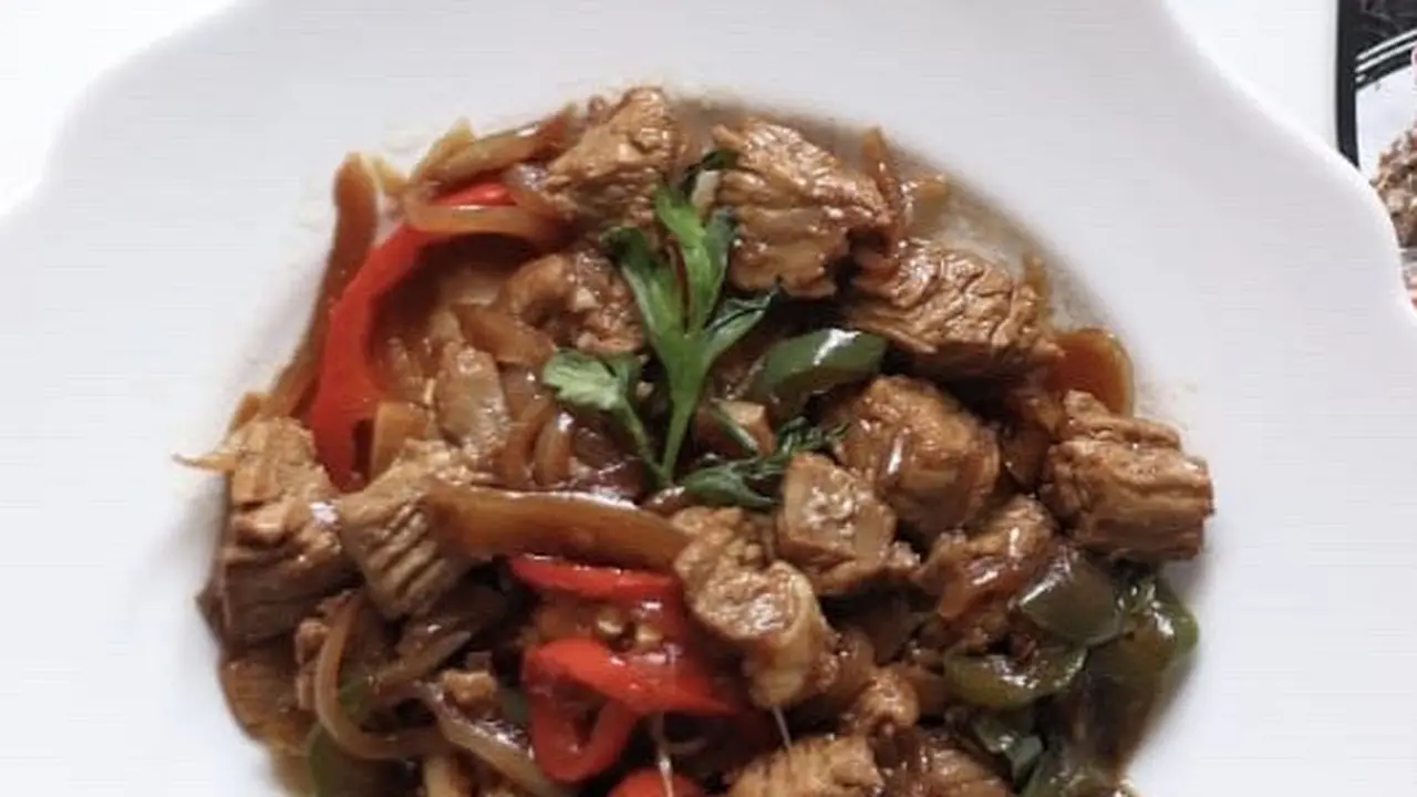 resep Sapi Lada Hitam ala Ligwina/Twitter @mrshananto