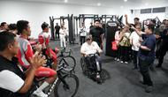 Menteri Pemuda dan Olahraga (Menpora) Erick Thohir saat berkunjung ke pelatnas National Paralympic Committe (NPC) of Indonesia. (Dok. Kemenpora)