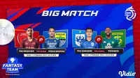 Link Live Streaming Big Match BRI Liga 1 di Vidio, Rabu 2 Februari 2022. (Sumber : dok. vidio.com)