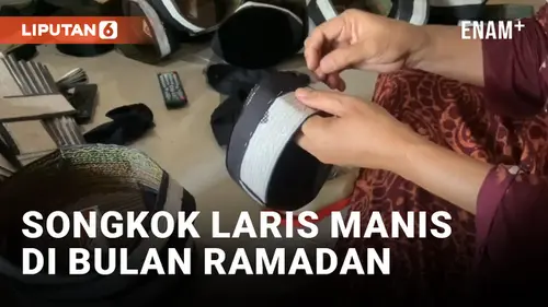 VIDEO: Berkah Bulan Ramadan, Pengrajin Songkok di Lamongan Raup Keuntungan Ratusan Juta Rupiah