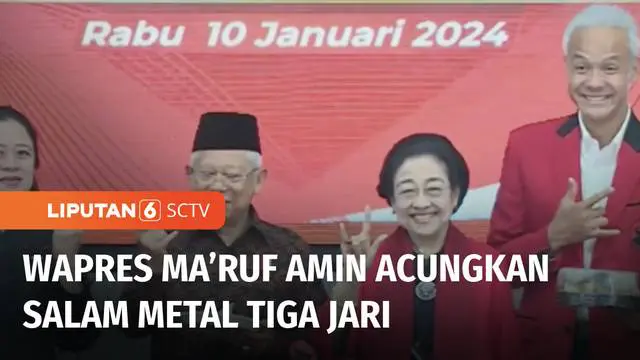 Pemandangan berbeda terlihat saat perayaan HUT ke-51 PDI Perjuangan. Presiden Joko Widodo yang juga merupakan kader partai tidak hadir dan diwakili oleh Wakil Presiden Ma'ruf Amin.