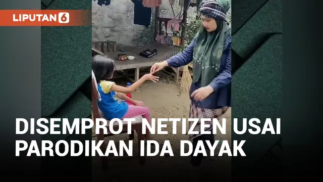 VIDEO: Parodikan Pengobatan Ida Dayak, Emak-Emak Ini Disemprot Netizen