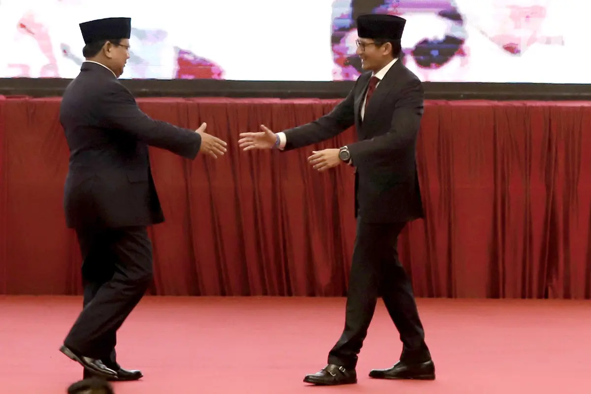 Momen Pidato Kebangsaan Prabowo Sandi Indonesia Menang