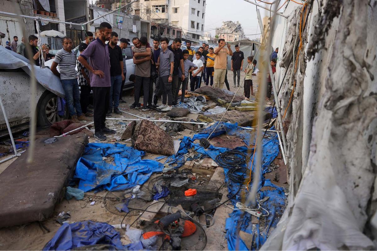 FOTO: Biadab! Serangan Drone Israel Hancurkan Tenda Liputan, Lima Jurnalis Tewas di Gaza