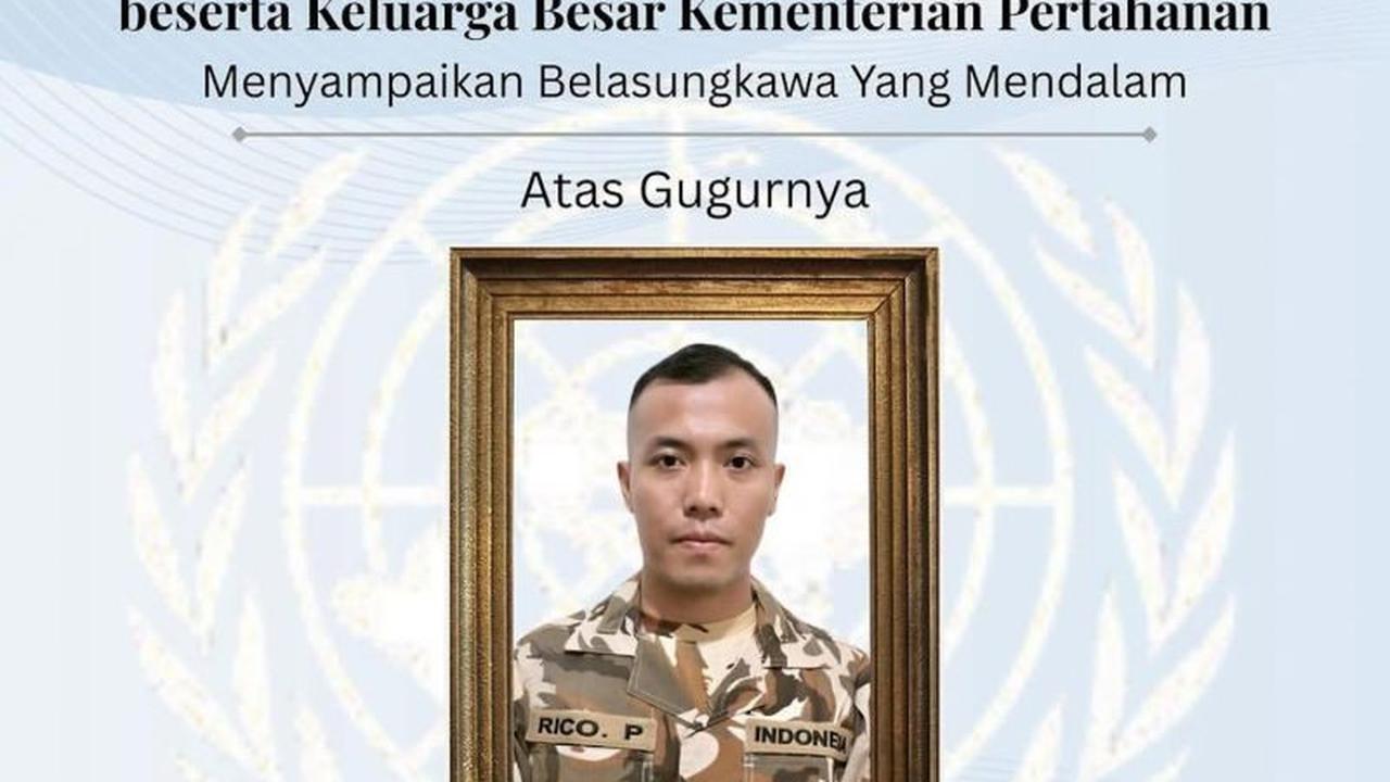 Praka Rico Gugur, Personel TNI Kedua Korban Serangan Israel di Lebanon