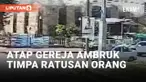 Atap Gereja Ambruk di Meksiko Timpa Ratusan Jemaat