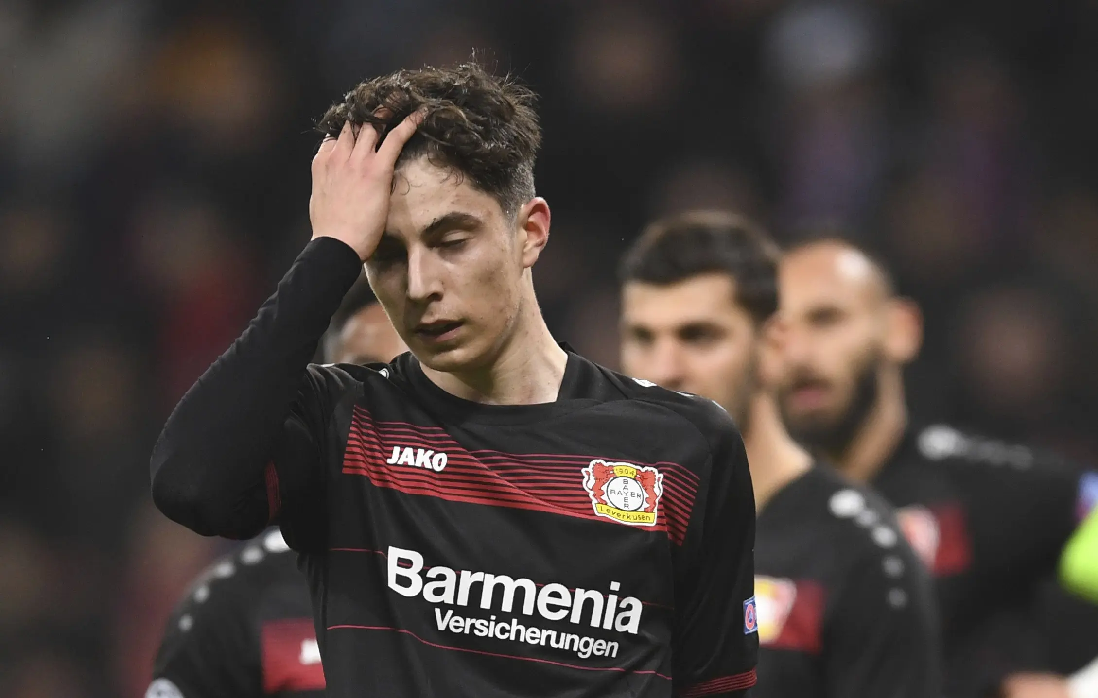 Gelandang remaja Bayer Leverkusen Kai Havertz. (AP Photo/Marius Becker)