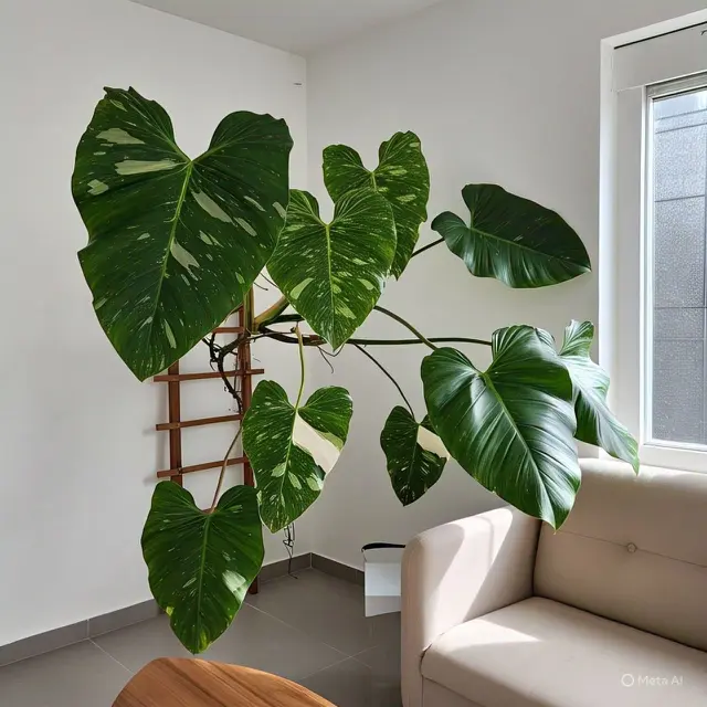 Tanaman Hias  Philodendron Brasil/Via Meta AI