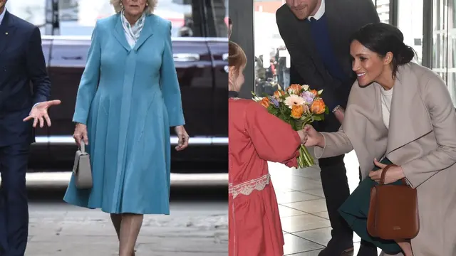 Ratu Camilla terinspirasi gaya Meghan Markel