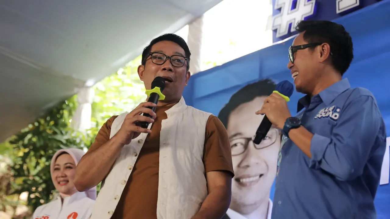 Sekjen PAN Eko Patrio bersama Calon Gubernur Jakarta nomor urut 1, Ridwan Kamil (Istimewa)