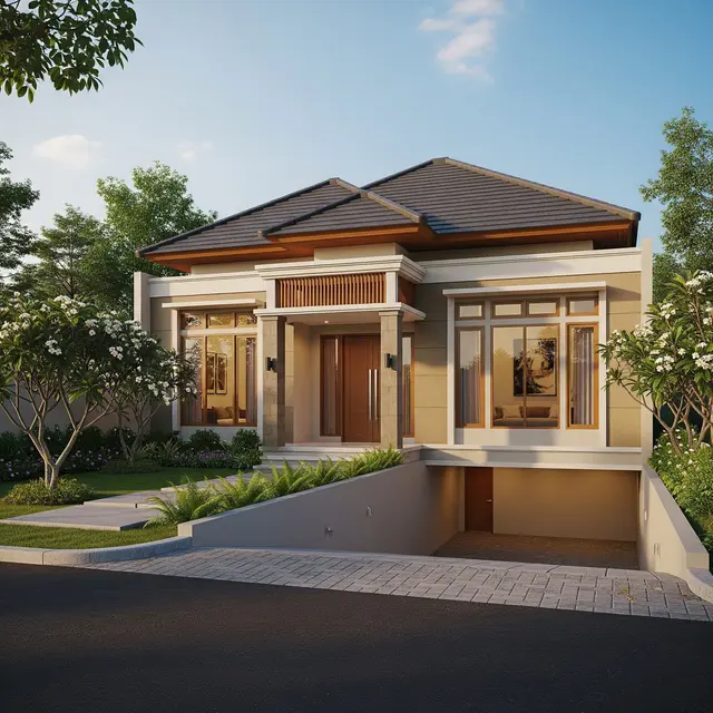 9 Desain Rumah 1 Lantai Ada Basement untuk Parkir, Solusi Optimalisasi Lahan