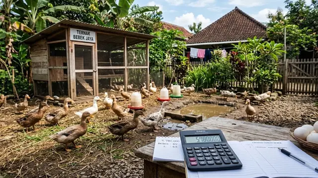 Cara Menghitung Keuntungan Ternak Bebek Petelur, Ini Rumus untuk Mendapat Laba Bersih