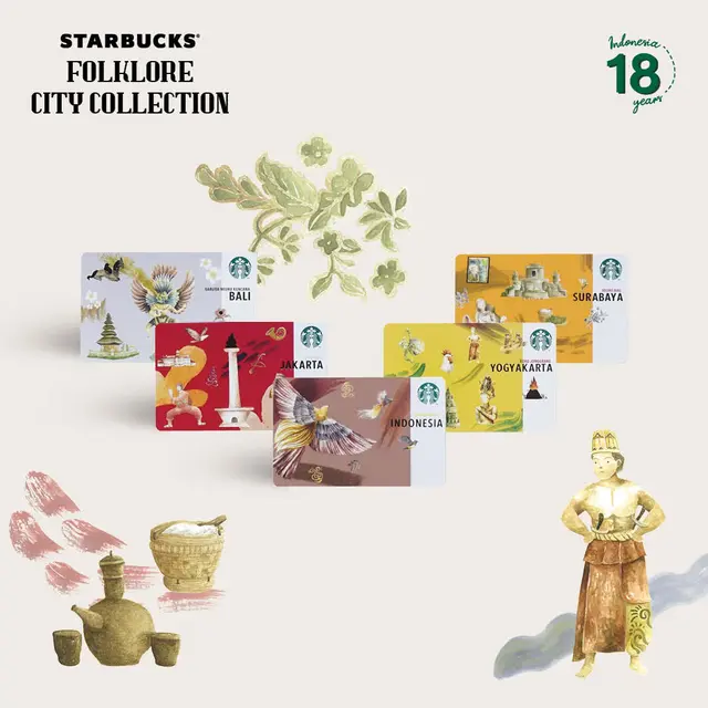 Tumbler Bertema Nusantara Rayakan 18 Tahun Kehadiran Starbucks di Indonesia