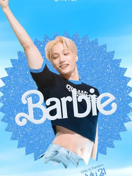 <p>Tampil dengan crop top dan rambut blonde, nggak sedikit netizen yang menyebut Kai EXO sebagai Ken versi Korea. [Foto: Twitter/thedomygod].</p>
