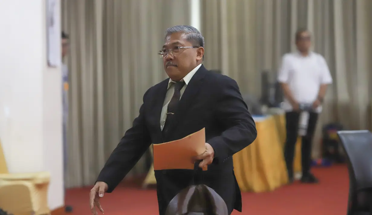 Wakil Ketua Pengadilan Tinggi Palangkaraya  usai wawancara terbuka calon hakim agung serta calon hakim ad hoc HAM dan Tipikordi Gedung Komisi Yudisial , Jakarta, Selasa (4/8/2026). (KLY/ Arie Basuki)