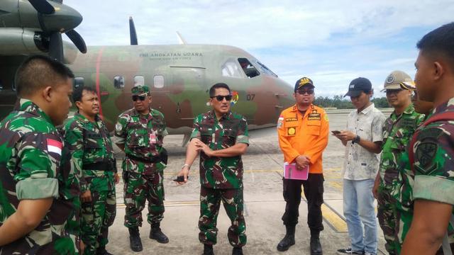 Persiapan operasi pencarian helikopter MI-17 di Oksibil, Kabupaten Pegunungan Bintang