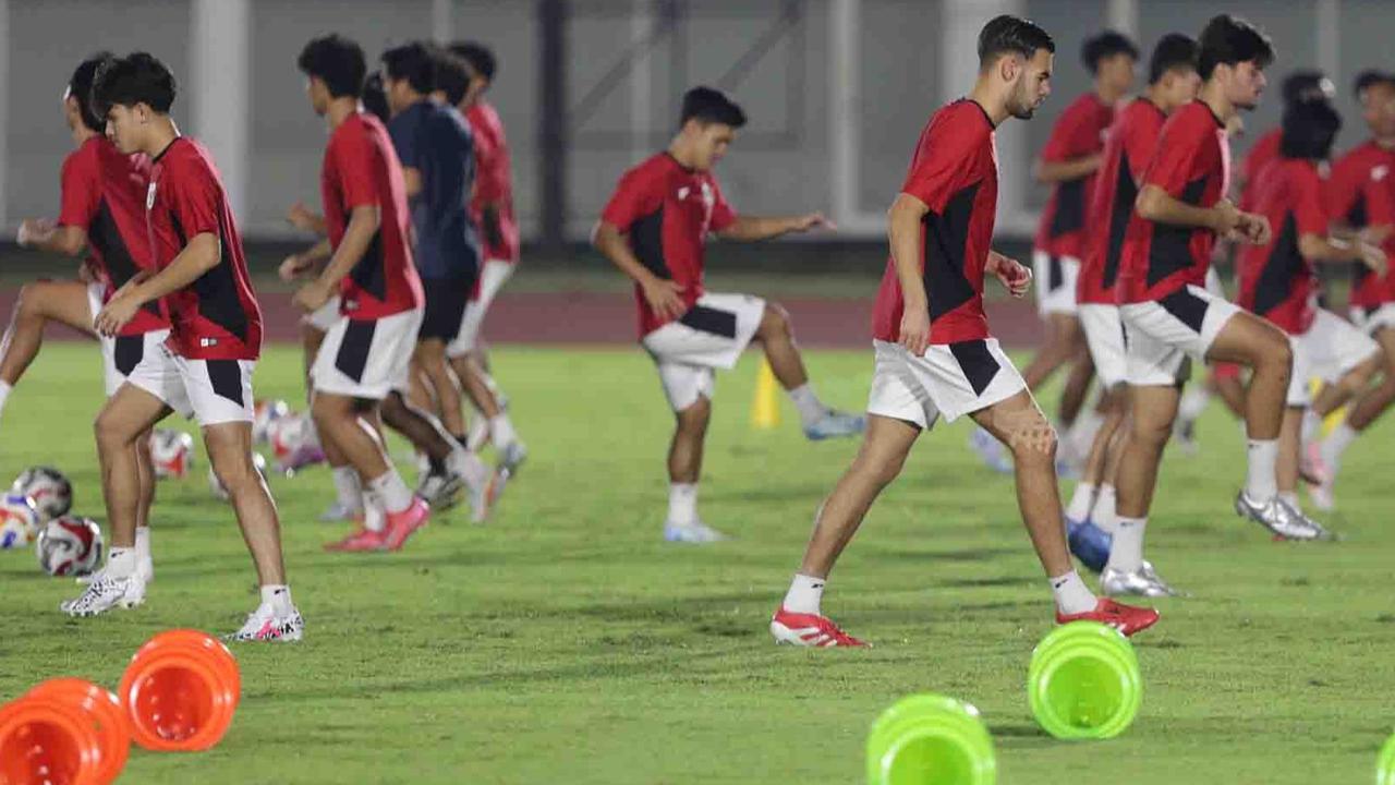 FOTO: Garuda Muda Siap Tempur di Semifinal AFF U-23