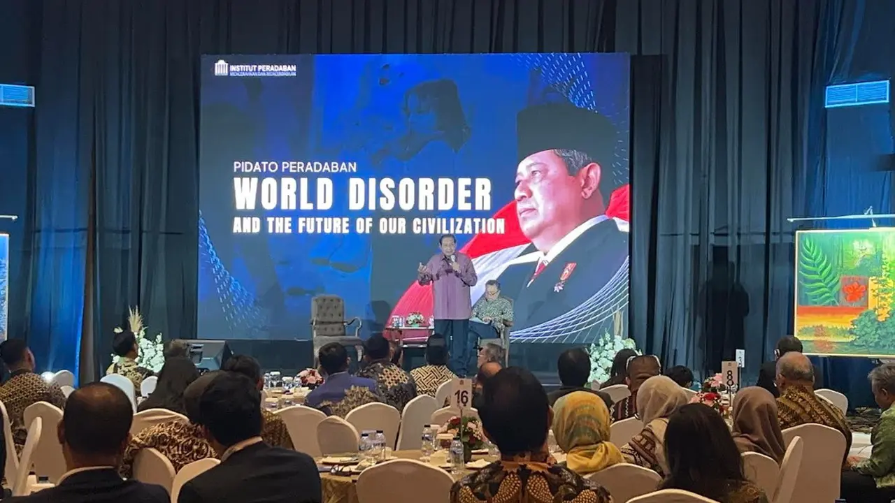 SBY saat Menghadiri Pidato Kebangsaan