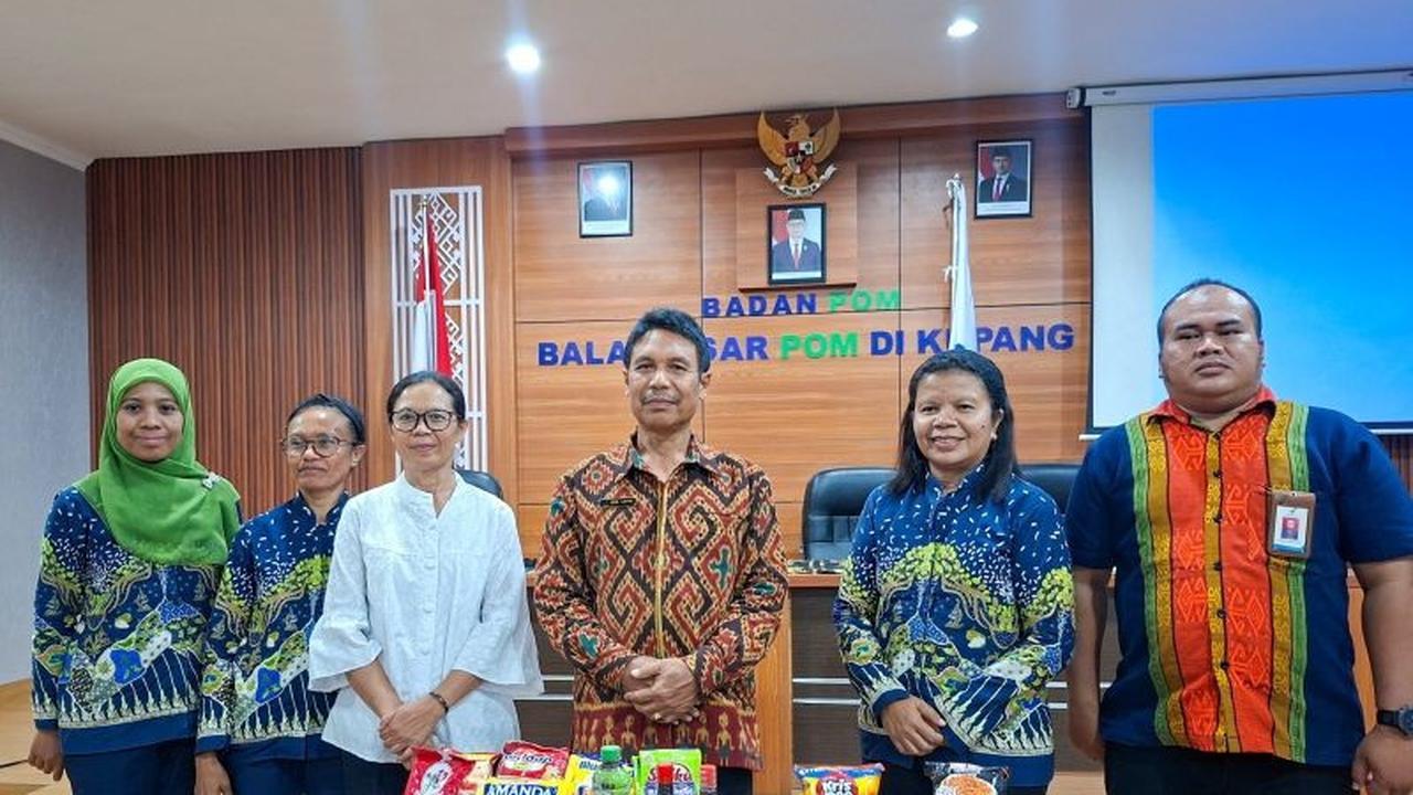 BBPOM Kupang Temukan Ratusan Pangan Kedaluwarsa Jelang Natal dan Tahun Baru