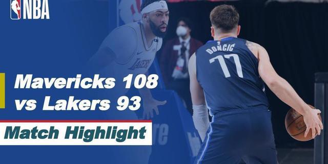 VIDEO: LA Lakers Telan Kekalahan dari Dallas Mavericks di NBA Hari Ini