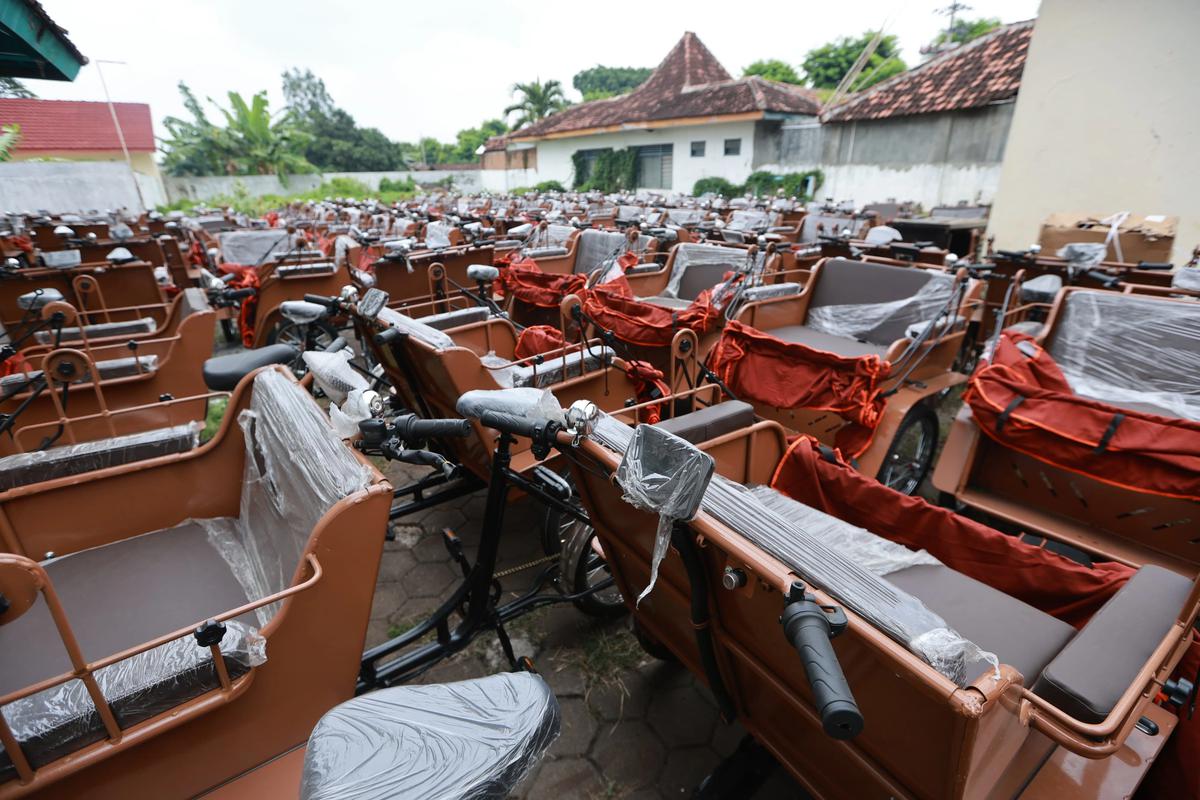Becak Listrik Bantuan Presiden Prabowo akan Tunjang Wisata Heritage Banyuwangi