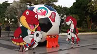 Nuansa Piala Dunia U-17 2023 sudah mulai terlihat di Surabaya. (Aditya Wani/Bola.com)