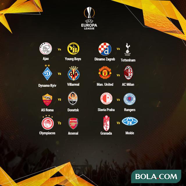 Liga Europa - Drawing 16 Besar