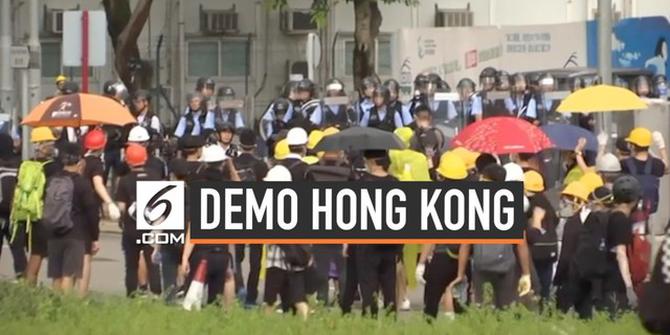 VIDEO: Demonstrasi Peringatan 22 Tahun Penyerahan Hong Kong ke China