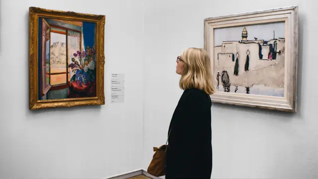 Ilustrasi Apresiasi Seni, Pameran, Lukisan