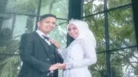 Foto prawedding Indah-Rizki, penumpang Sriwijaya Air SJ-182 semasa hidup.Indah merupakan warga Kabupaten Ogan Ilir Sumsel (Dok. foto pribadi keluarga Indah / Nefri Inge)