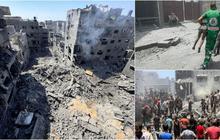 FOTO: Serangan Brutal Israel Kembali Tewaskan 42 Warga Sipil Palestina di Kamp Al Shati dan Kawasan Al-Tuffah di Gaza