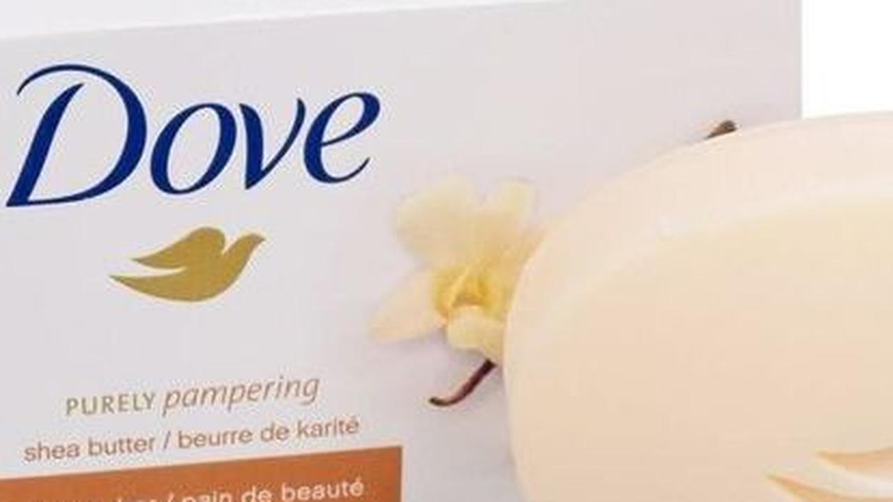 8. Dove Purely Pampering Shea Butter Beauty Bar<br>