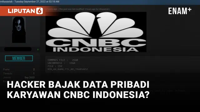 Duh! Hacker Klaim Retas Data Karyawan CNBC Indonesia