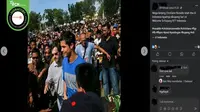 Gambar tangkapan layar&nbsp;foto yang diklaim pesebakbola Cristiano Ronaldo tiba di Kupang, Nusa Tenggara Timur (NTT). (sumber: Facebook)