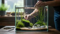 Cara Membuat Aquascape Sederhana untuk Pemula, Murah dan Minim Alat