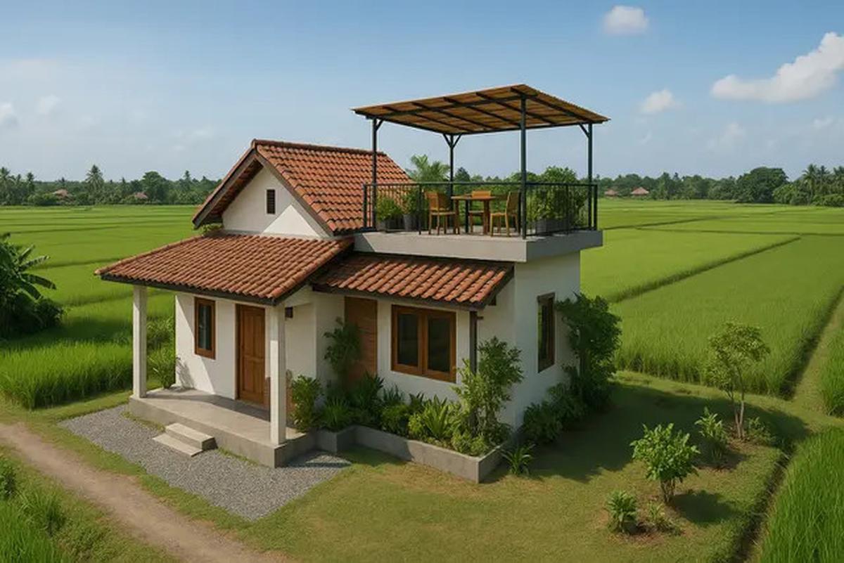 10 Gambar Rumah Tepi Sawah yang Simpel dan Menawan, Cocok Jadi Ide Hunian 2025
