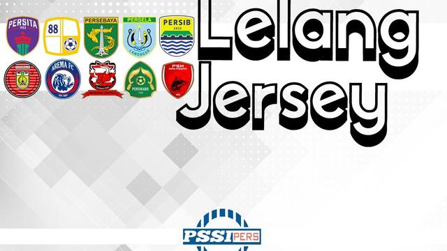 Pelelangan jersey Klub Liga 1 PSSI Pers