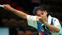 Kemenangan Susy Susanti jadi titik balik perjuangan Indonesia di final Piala Sudirman 1989. (AFP)