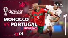 Berita video highlights pertandingan Piala Dunia 2022 antara Maroko melawan Portugal di babak perempat final Piala Dunia 2022, Sabtu (10/12/2022) malam WIB di Al Thumama Stadium.