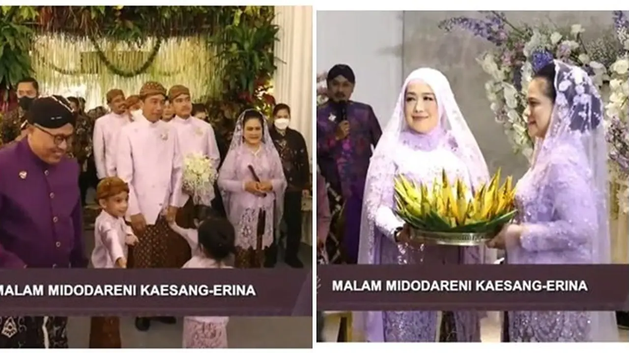 11 Momen Malam Midodareni Kaesang Pangarep dan Erina Gudono, Penuh Kehangatan