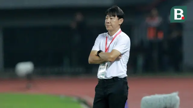 Foto: Ekspresi Serius Shin Tae-yong meski Timnas Indonesia U-19 Menang Banyak atas Brunei Darussalam di Piala AFF U-19 2022