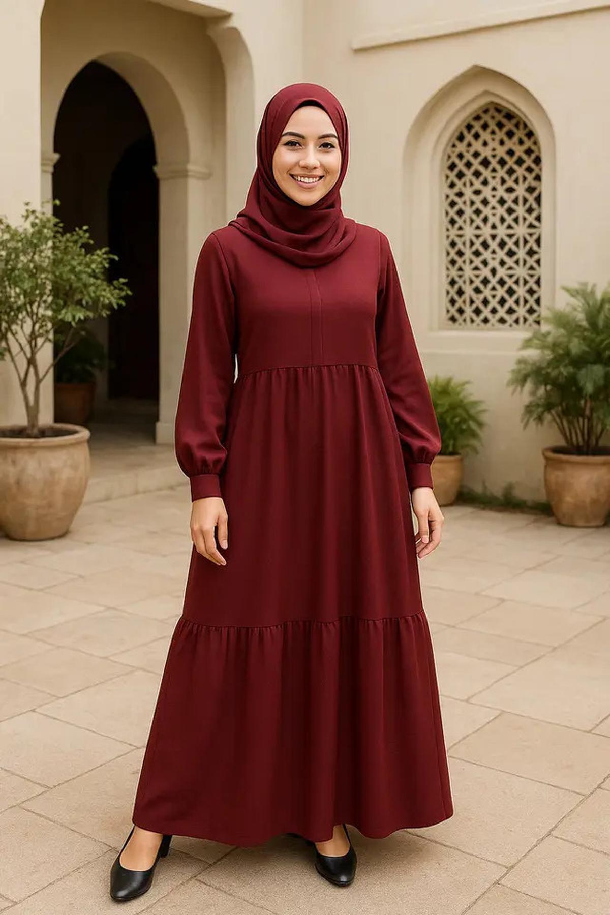 13 Rekomendasi Warna Jilbab yang Cocok untuk Gamis Maroon 2025