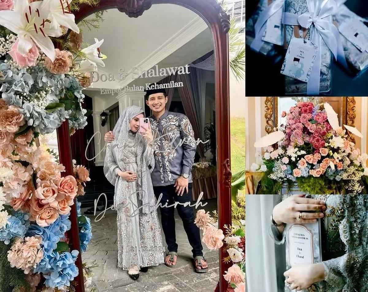 8 Potret Chand Kelvin Tasyakuran 4 Bulanan Kehamilan Istri Sekaligus Gender Reveal, Bakal Punya Anak Cowok