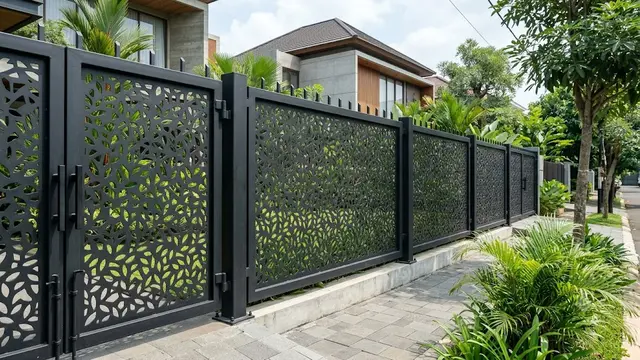 Model Pagar Besi Kokoh untuk Rumah yang Tidak Mudah Dibobol