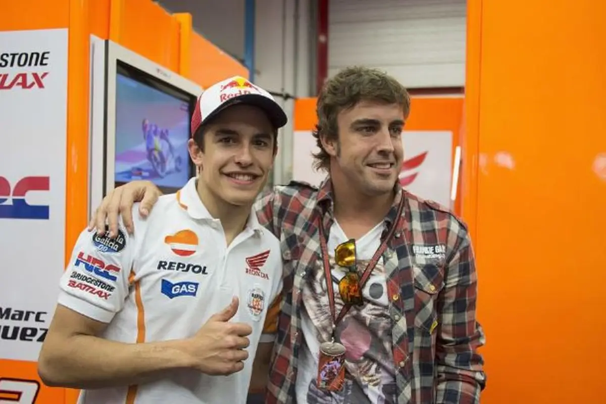 Marc Marquez dan Fernando Alonso 