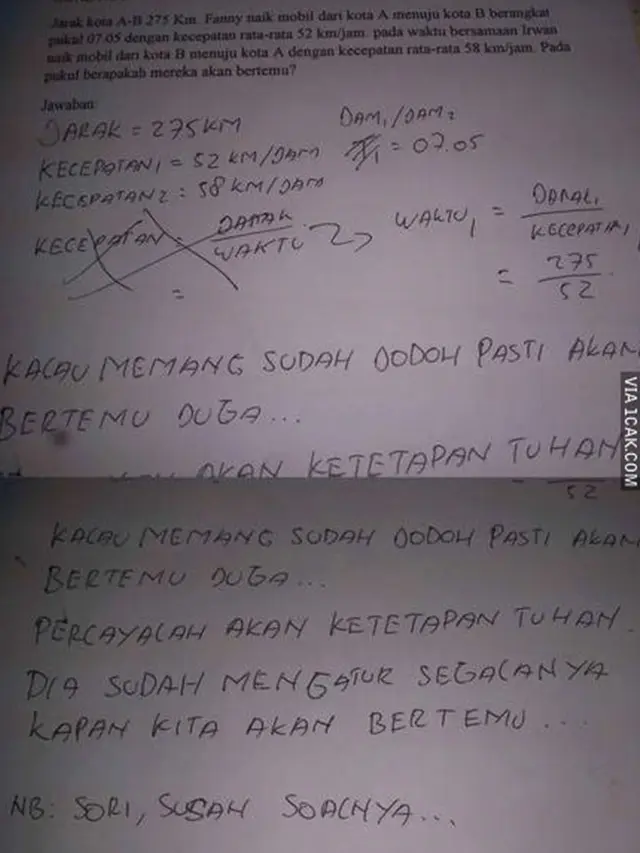 6 Jawaban Nyeleneh Murid saat Ulangan Pelajaran IPA Ini Kocak