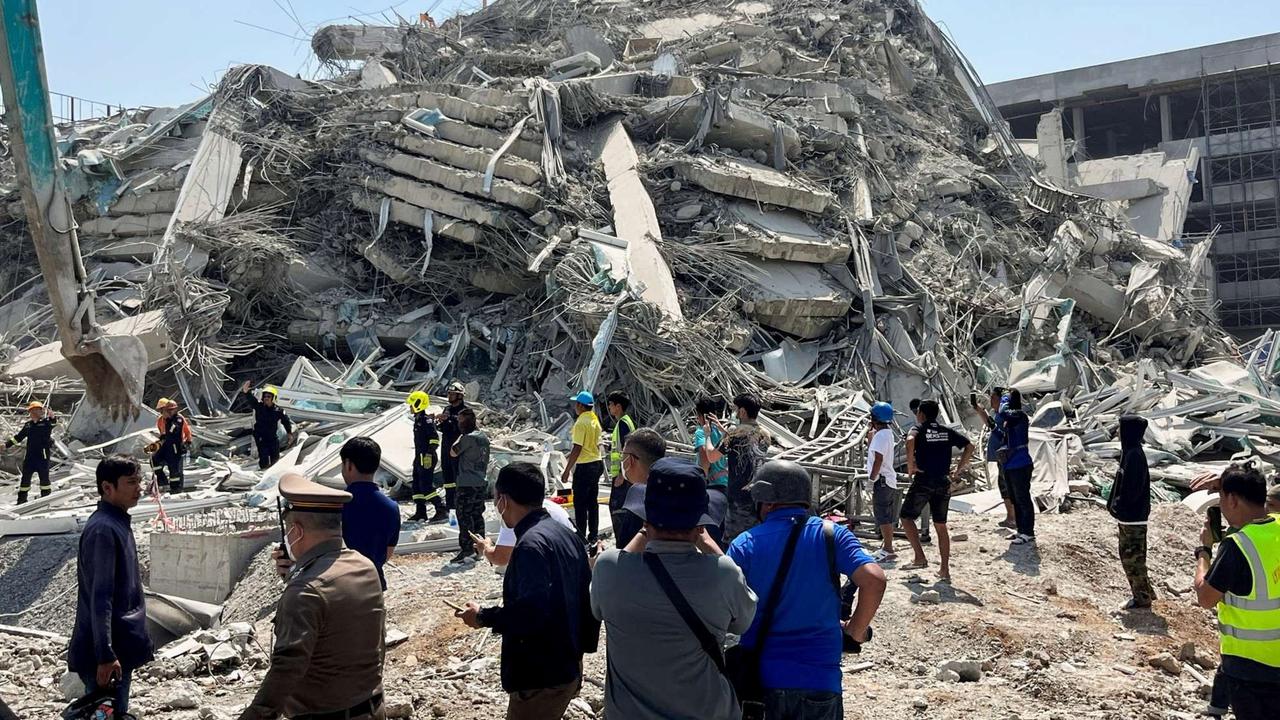 Gedung di Bangkok runtuh akibat gempa Myanmar