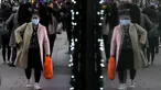 Pembeli terpantul di jendela saat mereka berjalan di Oxford Street, jalan perbelanjaan tersibuk di Eropa, di London, Kamis (23/12/2021). Meskipun pandemi covid-19, salah satu pusat perbelanjaan di London tersebut begitu ramai menjelang Natal. (AP Photo/Frank Augstein)
