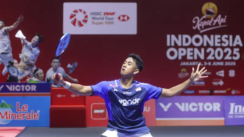 Jonatan dan Alwi Farhan Lolos ke 16 Besar Indonesia Open 2025